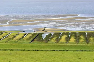 Lower Saxony Waterfront Scene Drucke: View of the Norderneyer intertidal zone