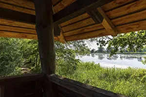 Central Europe Pond Scene Drucke: View from the observation tower at GroBteich