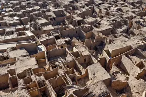 Arabian Peninsula Cityscape Drucke: View over the old town of AlUla