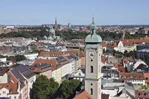 Bavarian Historic District Drucke: View, panorama, panoramic view
