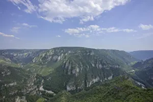 Drucke von Blick vom Point Sublime in die Tarn-Schlucht, Massegros Causses Gorges, Département Lozère, Frankreich Blick vom Point Sublime in die Tarn-Schlucht, Massegros Causses Gorges, Département Lozère Tarn Drucke: Blick von Point Sublime in die Tarn-Schlucht