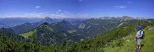 Austrian Mountainous Landscape Drucke: View from Raidling with Grimming and Dachstein