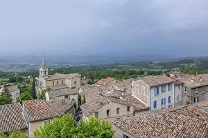 European Townscapes Photography Drucke: View over the rooftops of Bonnieux