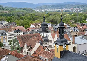 Deserted Towns In Germany Drucke: View of Rudolstadt, Thuringia, Germany