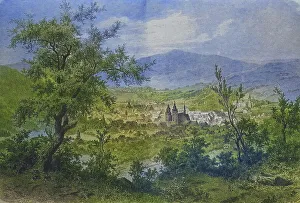 Central European Illustration Drucke: View of Schmalkalden, Thuringia