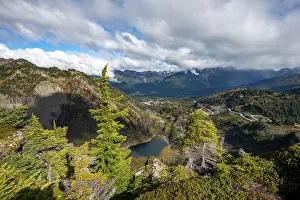 Washington State Travel Photography Drucke: View from Table Mountain to Bagley Lakes