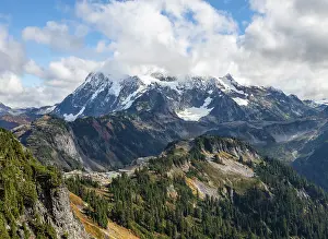 North America Mountain Landscape Drucke: View from Table Mountain of Mt