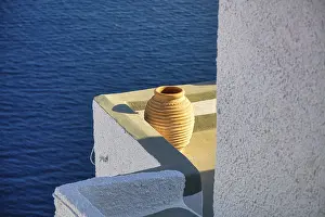 Mediterranean Evening Sky Drucke: View from terrace in the evening light
