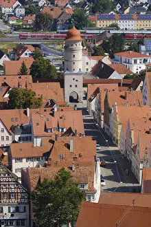 Central Europe Old Town Scene Drucke: View from the tower Daniel of St