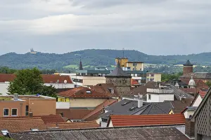 Upper Franconia Cityscape Drucke: View of the town of Lichtenfels from above