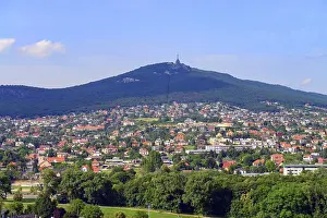 Drucke von Blick vom Oberen Stadtteil auf den Unteren Stadtteil, Burgviertel, Nitra, Neutra, Slowakei Schloss Drucke: Blick vom Oberen Stadtteil auf den Unteren Stadtteil.