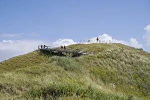 Deserted Dune Landscape Drucke: Viewing dune in the dune landscape