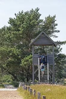 East Germany Nature Preserve Drucke: Viewing platform, duck platform
