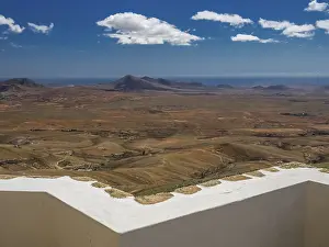 Deserted Volcanic Landscape Drucke: Viewing platform of the Morro Velosa viewpoint
