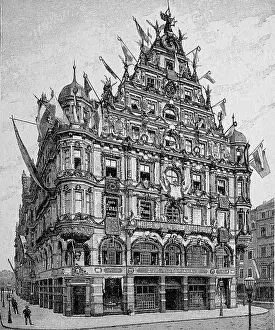 Second World War Destruction Drucke: The Viktoriahaus