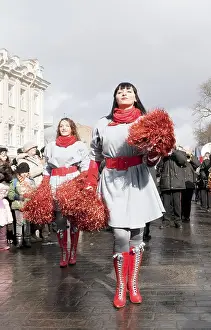 Drucke von VILNIUS - 5. MÄRZ: Sonnig und ein Karneval, der dem Beginn des Frühlings und Heiliger Kazimir - zum Patron von Künstlern und Schauspielern am 5. März 2011 in Vilnius, Litauen Litauen Drucke: VILNIUS - 5. MÄRZ: Sonnig und ein Karneval, der dem Beginn des Frühlings gewidmet ist.