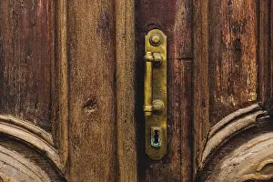 Vintage Door Handle Drucke: Vintage background