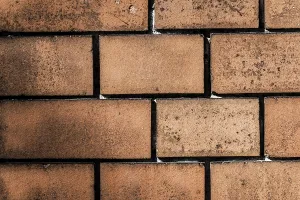 Red Brick Pattern Design Drucke: Vintage red brick wall pattern background