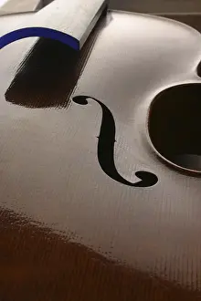 Classical Music Instrument Drucke: Violin without strings