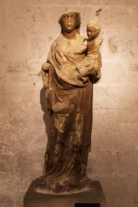 Drucke von Die Jungfrau aus der ursprünglichen Perspektive, 14. Jahrhundert, Museum Palma Cathedral, Mallorca, Balearen, Spanien Palma Drucke: Ursprüngliche Perspektive