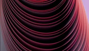 Computer Graphic Design Drucke: A visually captivating 3D render featuring smooth