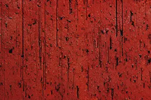 Uninhabited Countryside Scene Drucke: Void structure of a burnt red brick