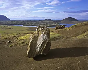 Icelandic Volcanic Landscapes Drucke: Volcanic tuff formations at Mt