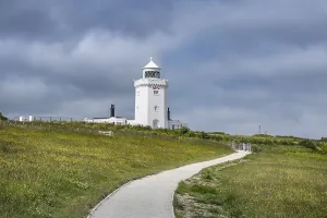 Drucke von Gehen Sie zum South Foreland Leuchtturm, Dover, Kent, England, Vereinigtes Königreich Dover Drucke: Gehen Sie zum Leuchtturm von South Foreland.