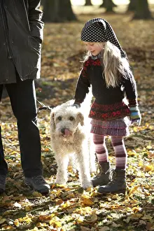 Leisure Activity Drucke: Walking the dog