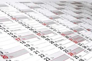 Month By Month Planning Drucke: Wall calendar