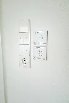 Modern House Renovation Drucke: Wall panel with light switches