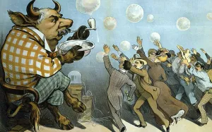 American Financier Drucke: Wall Street bubbles:, Always the same