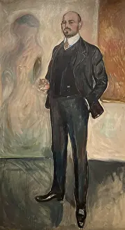 Drucke von Walther Rathenau, Portrait von Edward Munch, 1907 Walther Rathenau (29. September 1867, Berlin - 24) Industrielle Drucke: Walther Rathenau, Porträt von Edward Munch.
