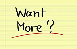 Symbolic Image Drucke: Want More Concept