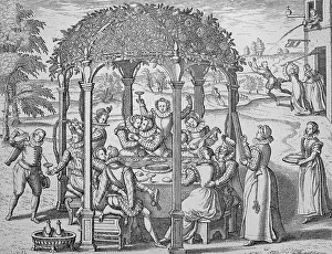Historical Art Pieces Drucke: The wanton love and its consequences