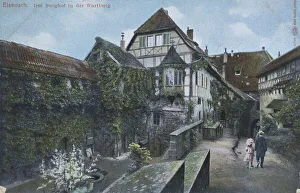 Central European Fortifications Drucke: Wartburg in Eisenach, Thuringia