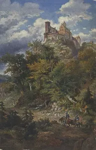 Eisenach Tourist Attraction Drucke: Wartburg, Eisenach, Thuringia, Germany
