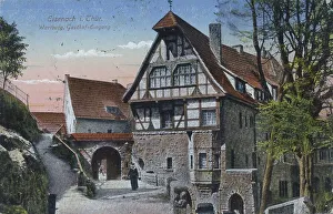 Tourist Attractions Germany Drucke: Wartburg, Eisenach, Thuringia, Germany