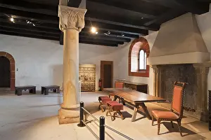 Fortification In Central Europe Drucke: Wartburg, interior, Thuringia, Germany