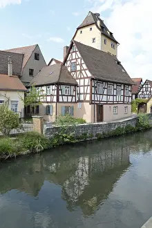 Historic City Wall Entrance Drucke: Wassertor, Hersbruck, Pegnitz Valley