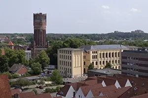 Central Europe Towers Drucke: Wasserturm, Oberschule am Wasserturm