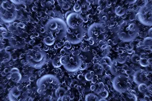Eroded Canyon Scenery Drucke: Water bubble in motion