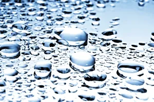 Isolated Studio Background Image Drucke: Water droplets