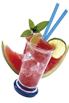 Fresh Watermelon Drucke: Water melon drink