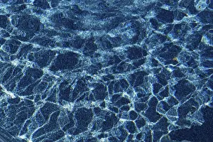 North America Waterfront Scene Drucke: Water, reflection pattern in a swimming pool