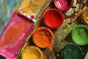 Colorful Stationery Drucke: Watercolours