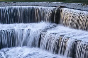 Long Exposure Waterfall Drucke: Part of the waterfall of the Lech Falls