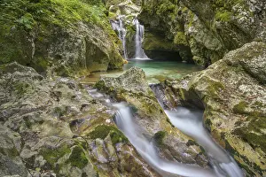 Southeast Europe Nature Reserves Drucke: Waterfall on the Lepena Stream