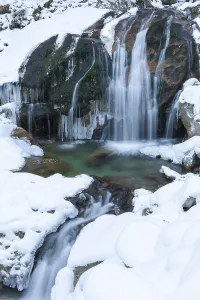 Bavaria Waterfall Drucke: Waterfall in the Pollat Gorge