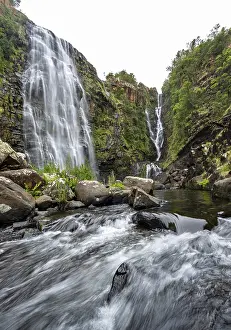 Mpumalanga Province Scenery Drucke: Waterfall and river, Lisbon Falls